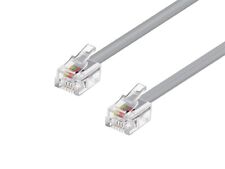 Monoprice Phone Cable, RJ11 (6P4C), Straight for Data - 7ft picture