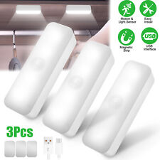 3pcs LED Wireless Night Light Motion Sensor Kitchen Under Cabinet Closet Lamps picture