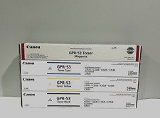 Canon GPR-53 Genuine Toner Cartridge Set X4 K,C,M,Y For IR C3320 C3325 C3330 NEW picture