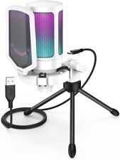 FIFINE AmpliGame USB Microphone, PC Gaming Recording Desktop Laptop Mic, RGB Str picture