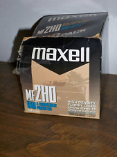 NEW MAXELL Floppy Diskettes 3.5 1.44MB MF 2HD PC Formatted 16 Disks Original Box picture