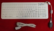 SEAL GLOW2 Keyboard with LED Backlit Keys and Antimicrobial - White NEW picture