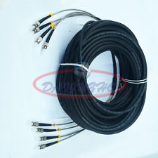 50M Field Outdoor Fiber Patch Cord ST-ST 4 Strand 9/125 Single Mode picture