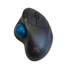 Logitech M570 Wireless Trackball Mouse Ergonomic Design Dark Gray With Receiver picture