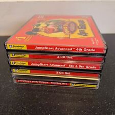 JumpStart PC Lot of 4 CD-ROM Windows Mac Spelling Bee Advanced 4th 5th 6th Grade picture