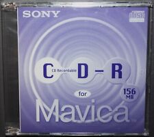 SONY Mini CDR CD-R Recordable for Mavica Cameras. 156mb. NEW. Sealed. Rare. Disc picture