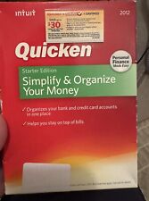 Intuit Quicken 2012 Organize Your Money Starter Edition For Windows - SEALED picture