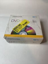Memorex Rewritable DVD+RW, 10 Pack, 4X 4.7GB 120 Minutes, *Open Box* picture