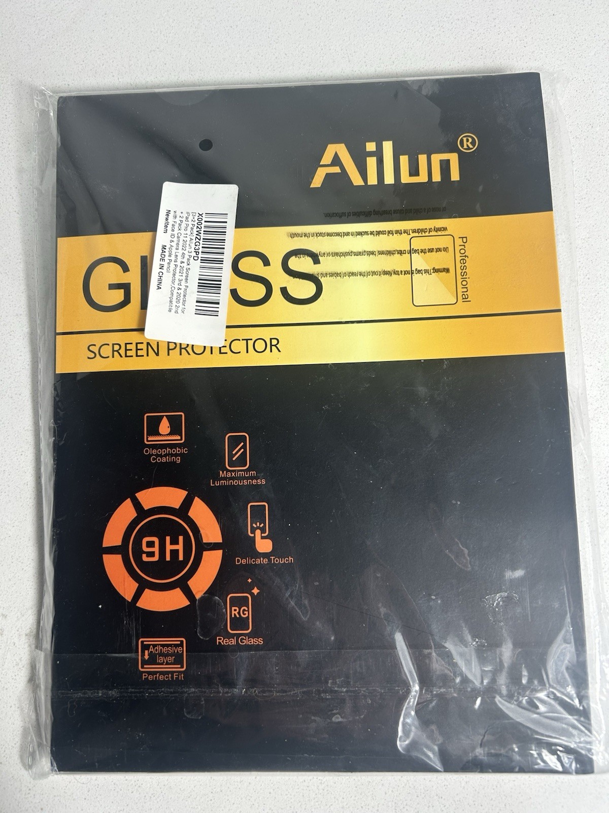 Ipad Pro 11”2022 4th, 2021 3rd Ailun Glass Screen Protectors (3+2 Pack) Clear