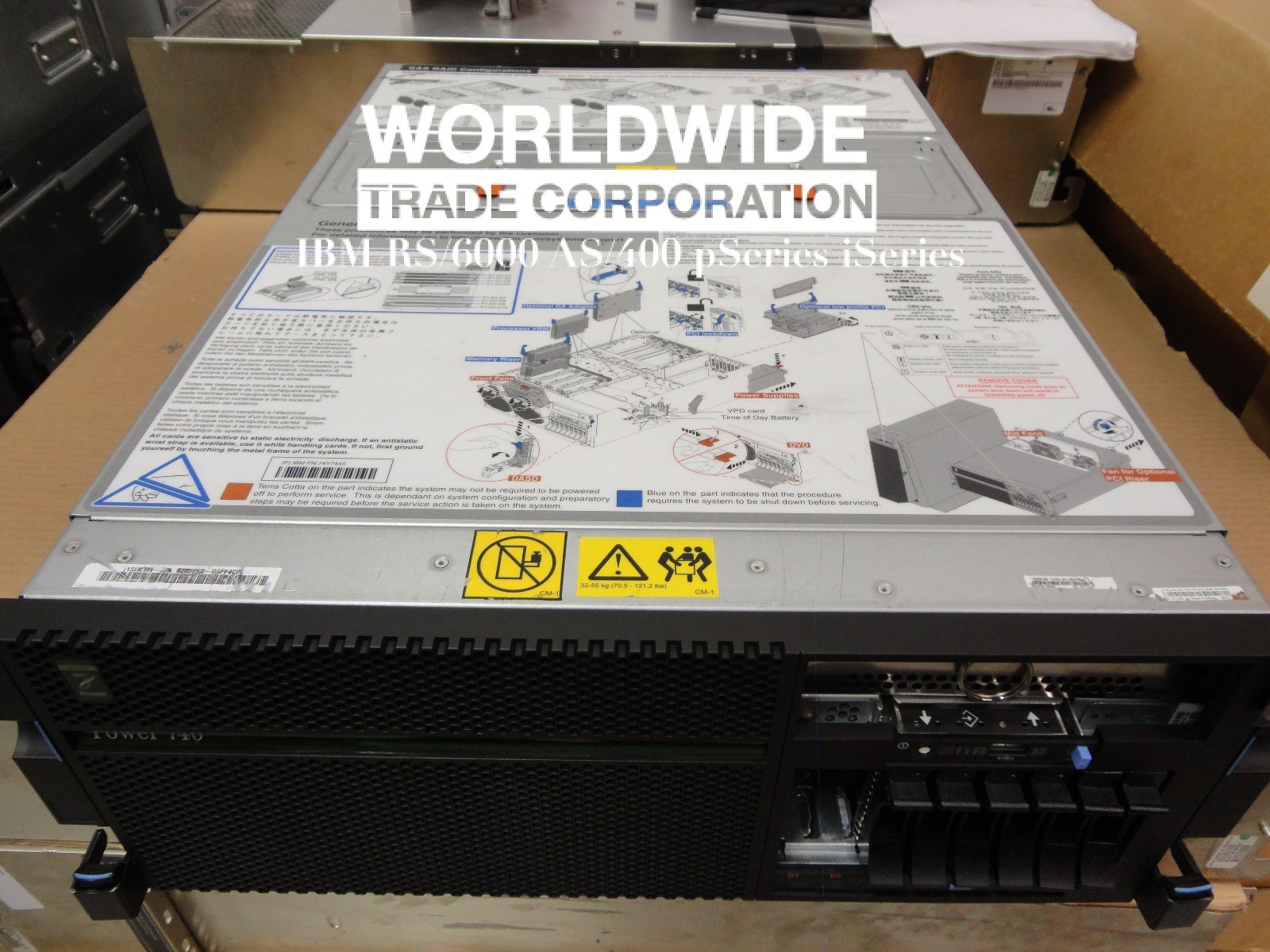 IBM 8205-E6B P740 3.55 GHz 16-Core POWER7, PVM Enterprise, message to configure
