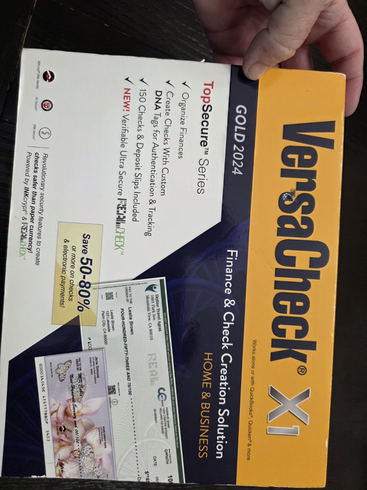 VersaCheck X1 Gold 2024 - Finance and Check Creation Software-Sealed