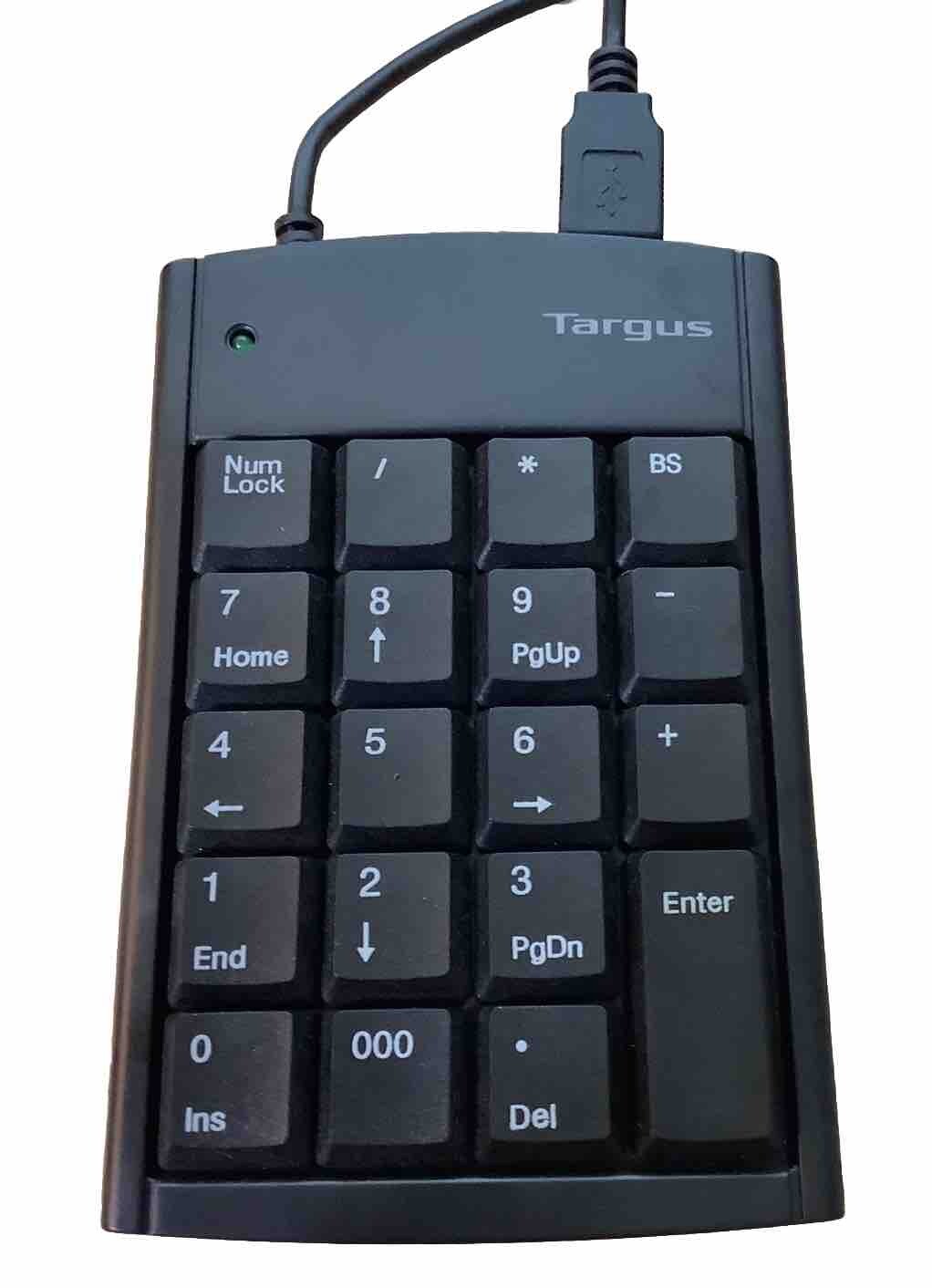 Targus Numeric Keypad with USB Hub - PAUK10U- L.New-Black