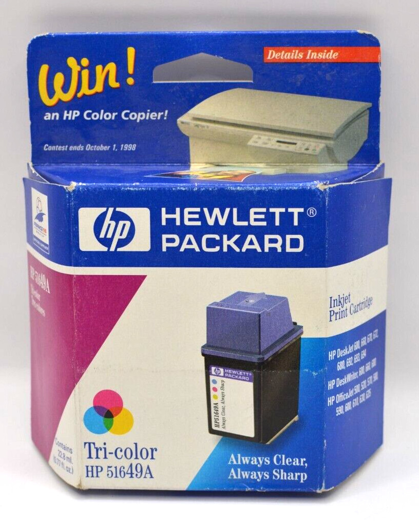 Genuine New HP 49 Ink Cartridge Tri-Color 51649A *FREE SHIPPING*