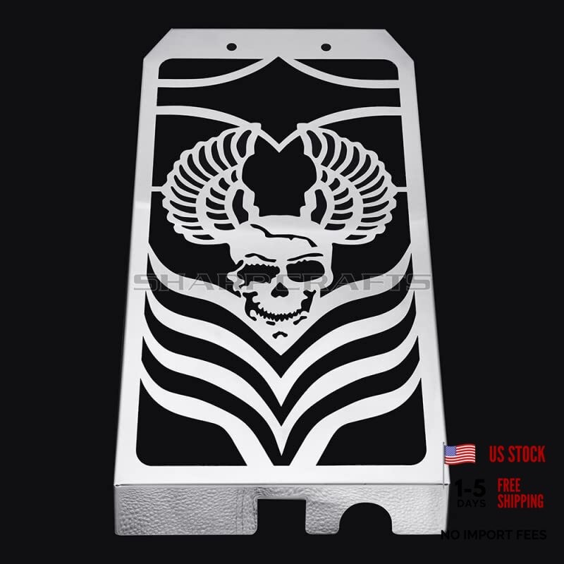 Skull Radiator Cover Shrouds Bezel Grill Grille Guard Protector for Yamaha V