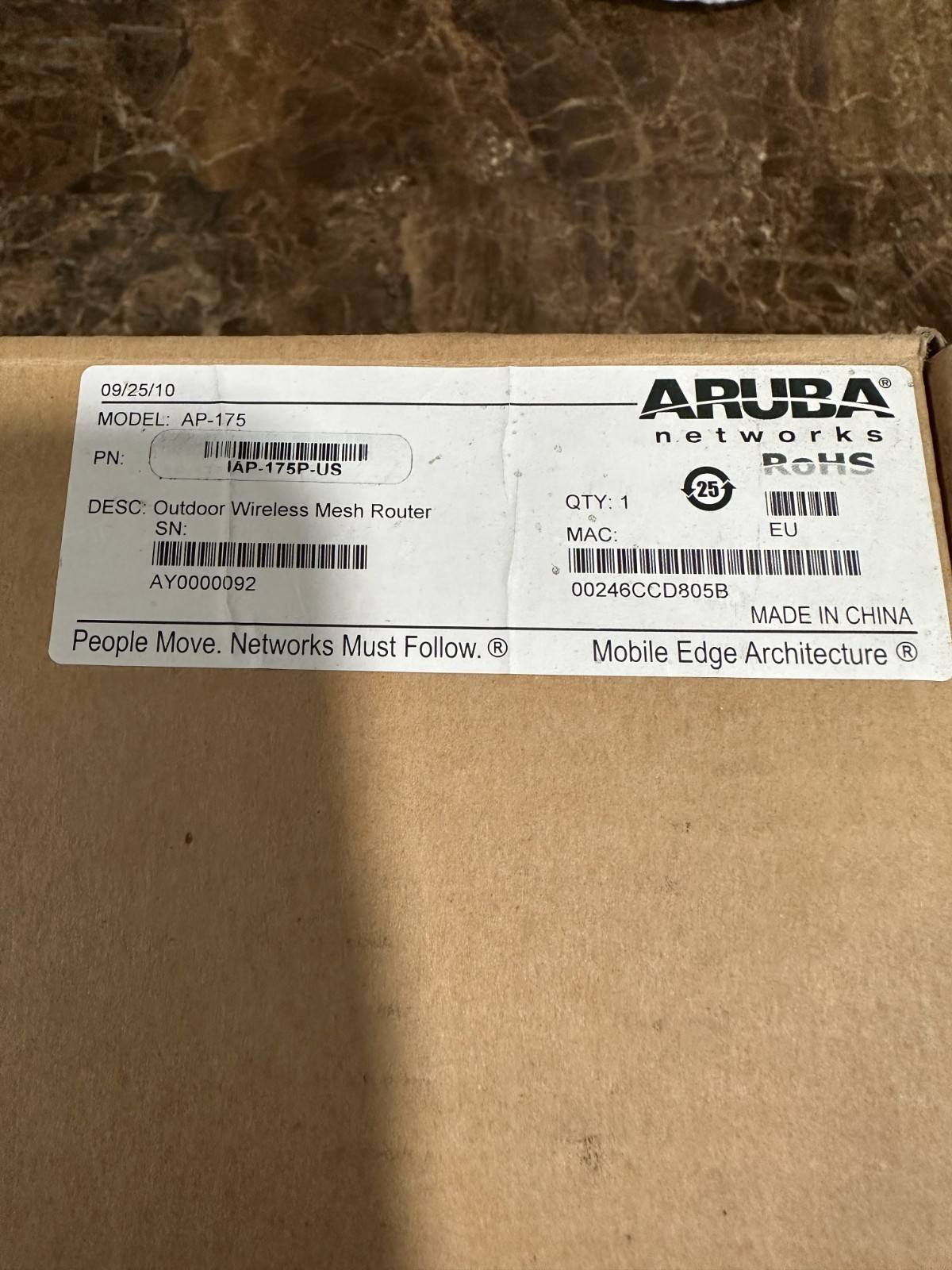 Aruba Instant IAP-175P-US Wireless Access Point AP-175P-US