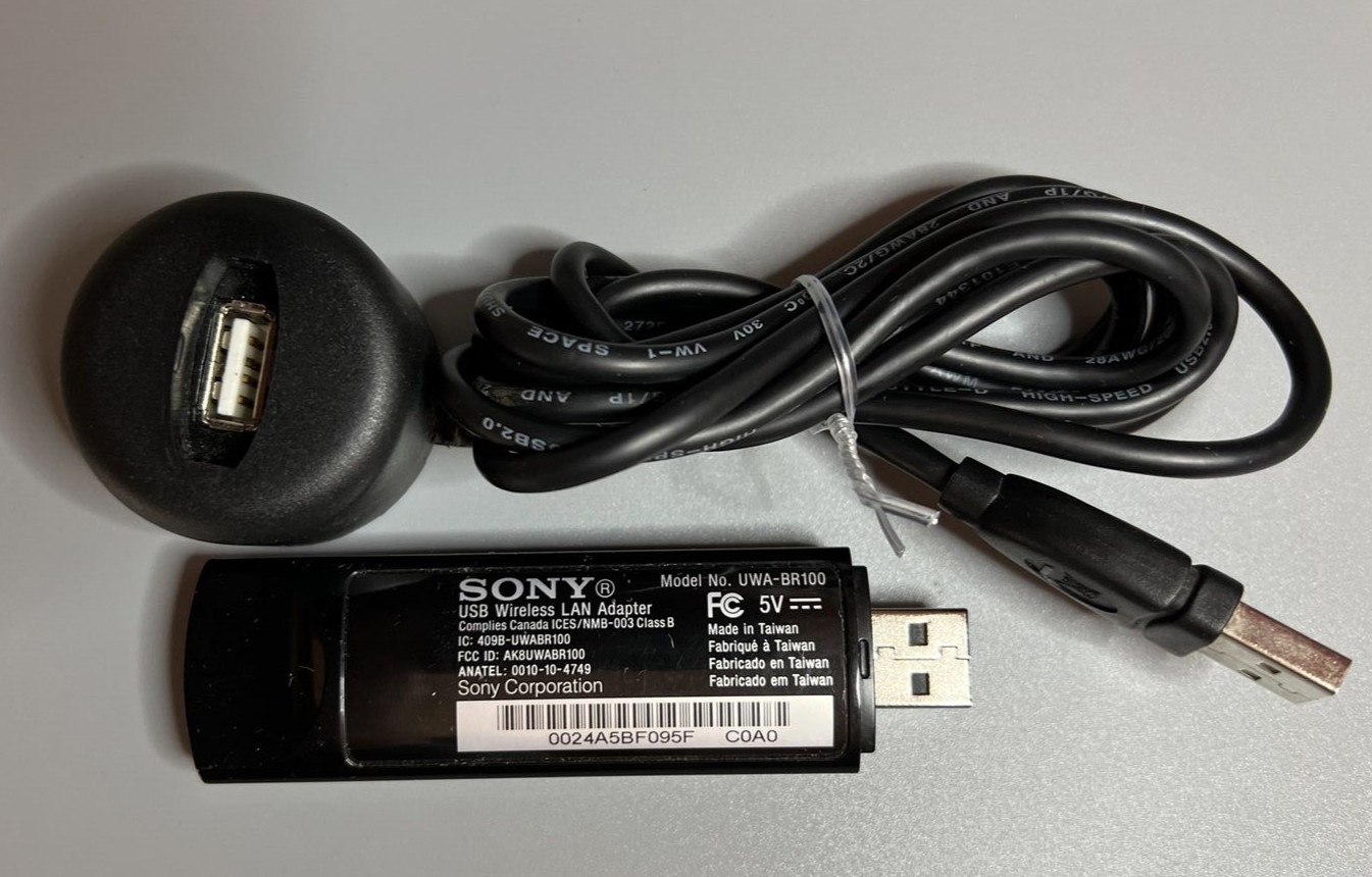 SONY BRAVIA UWA-BR100 USB Wireless LAN Adapter Dongle LinkStick UWABR100