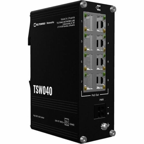 Teltonika 8-port PoE+ Switch