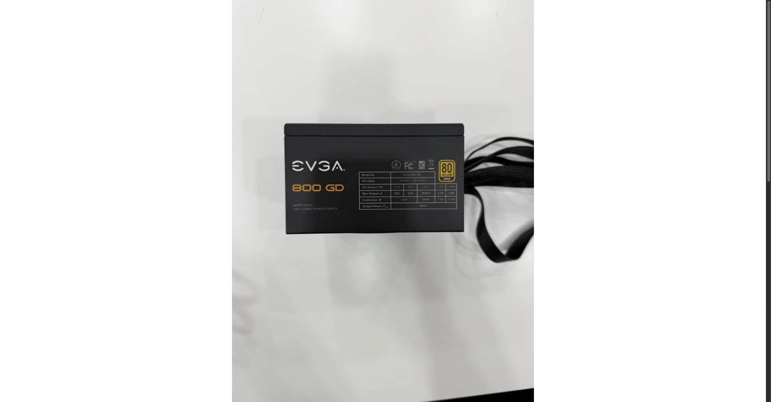 EVGA 800 GD 800W 80 Plus Gold ATX Power Supply PSU