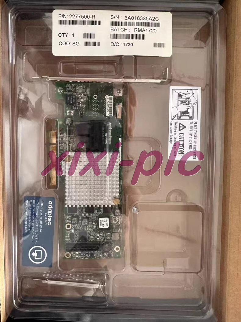 Adaptec ASR-8805 PCI-E 2277500-R SAS/SATA/SSD RAID 12Gb/s Controller Card