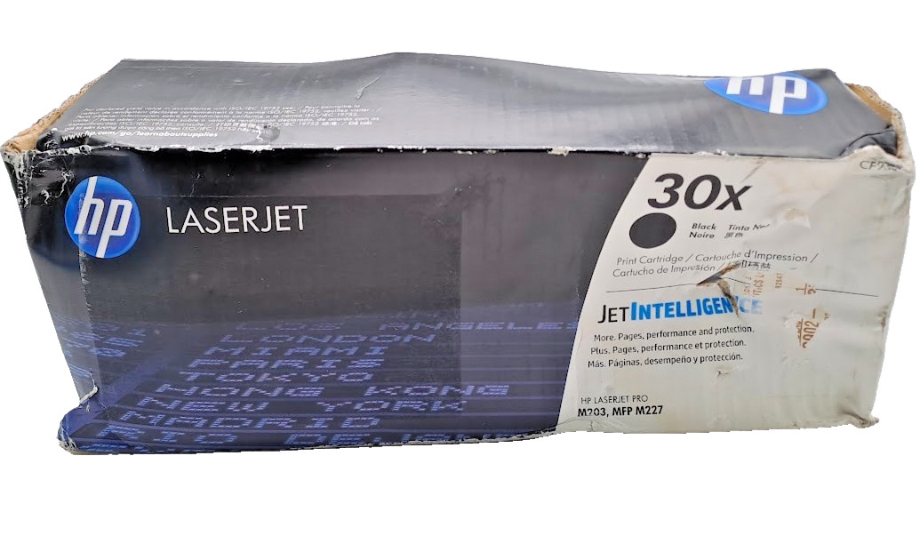 HP 30X Black High-yield Toner Cartridge (CF230X) / DAMAGED BOX