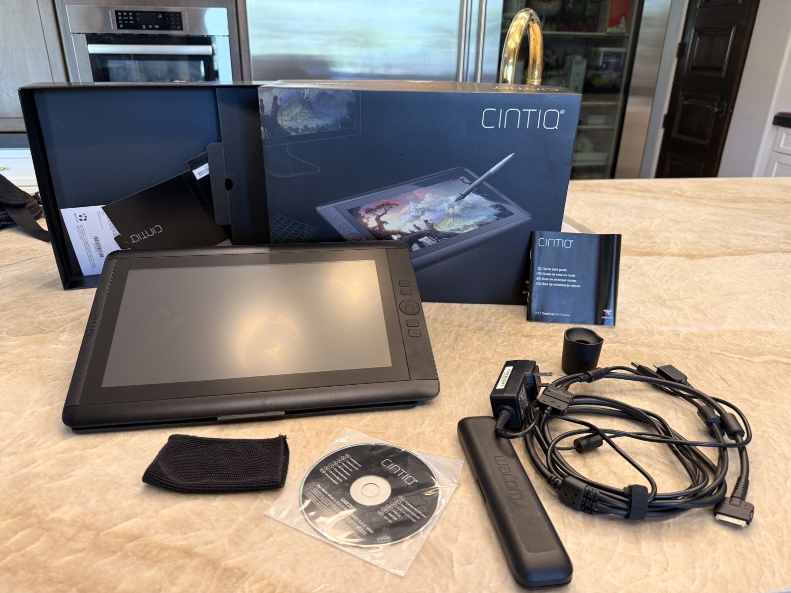 Wacom Cintiq 13HD Interactive Pen Display - Black (DTK1300)