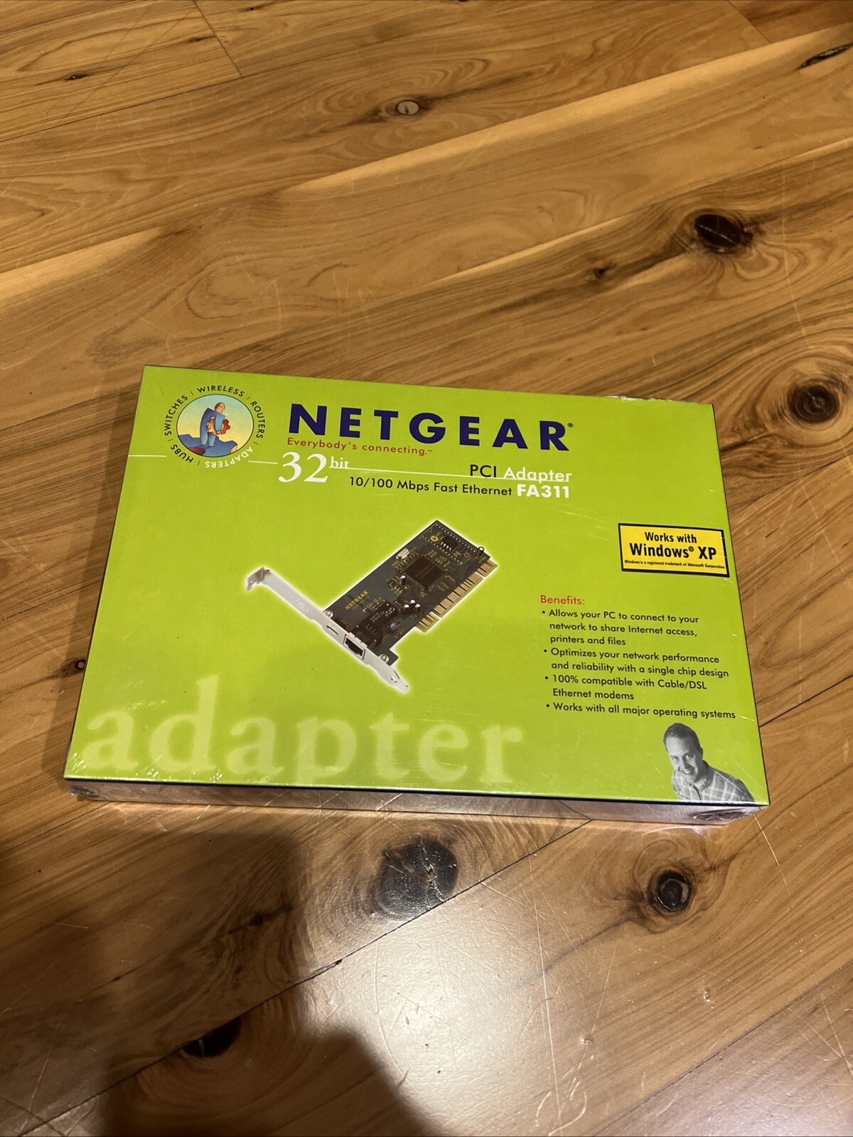 New Boxed Netgear FA311 32-Bit PCI 10/100MB Fast Ethernet Card Adapter NIB