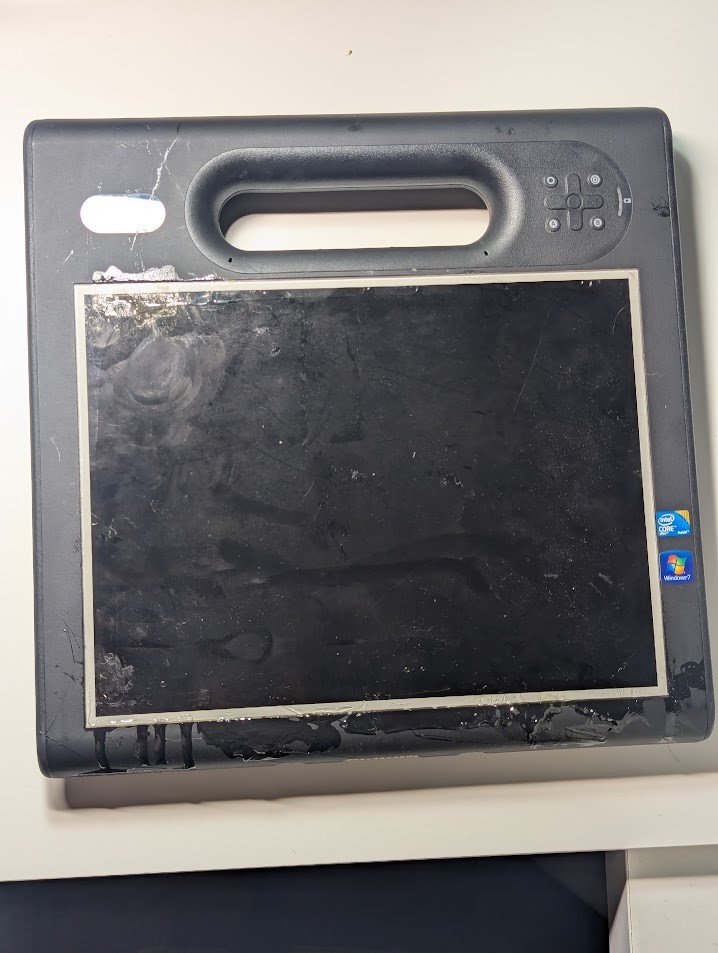 Motion Computing MC-F5 Tablet CFT-003 – i7 / 4GB / 119GB – Powers On, Glue Leak