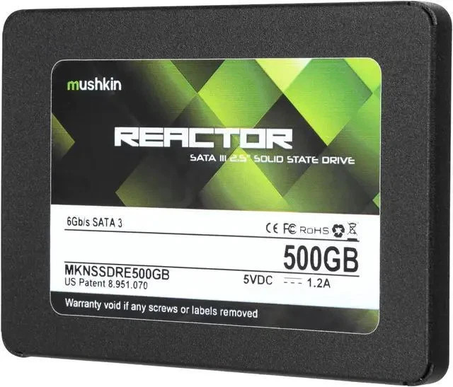 Not working Mushkin Reactor 500GB SSD 2.5" Internal 500 GB MKNSSDRE500GB SATA3