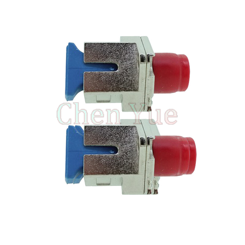 10pcs FC Female -SC UPC Female Diamond SM Fiber Coupler Flange Hybird Adapter