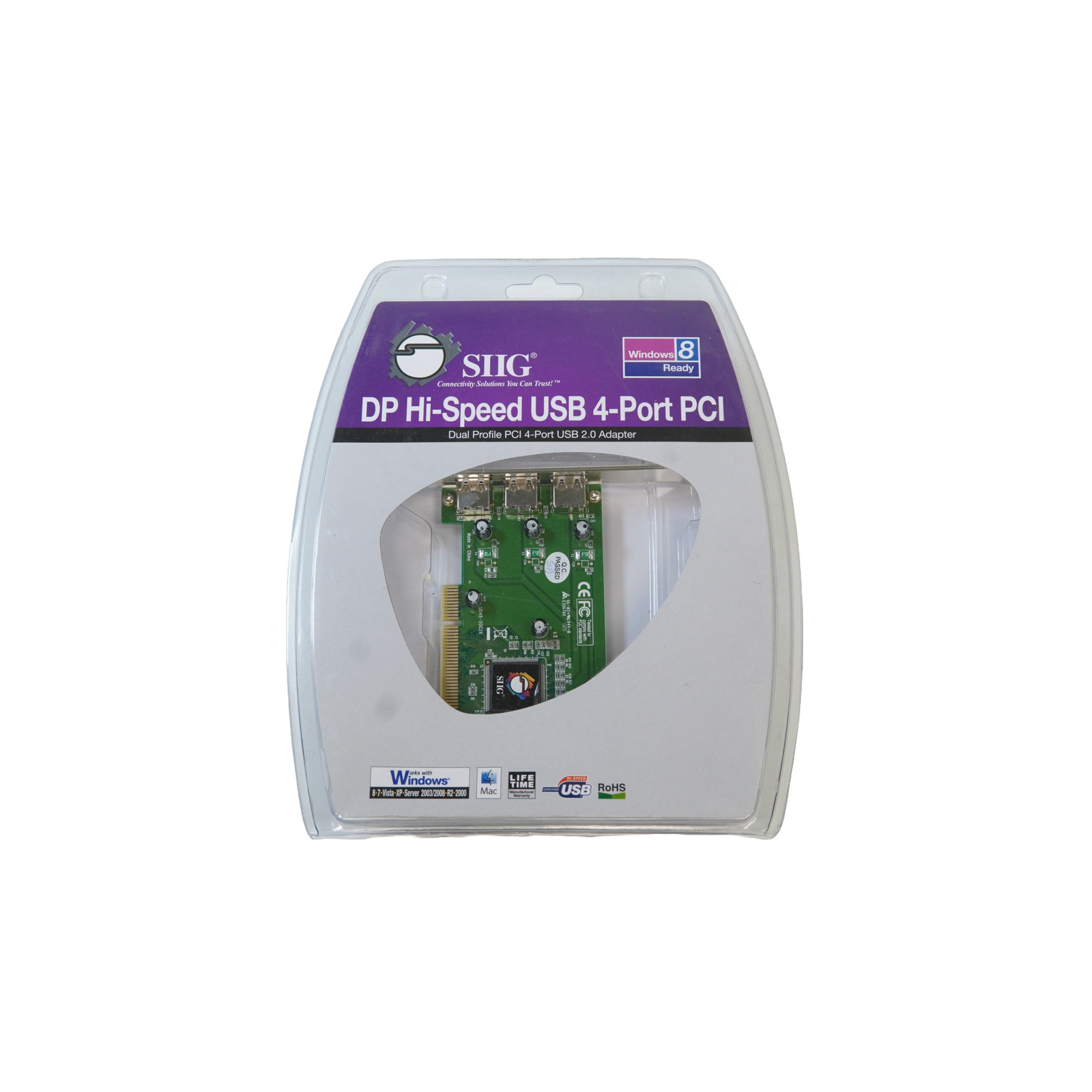 SIIG DP Hi-Speed USB 4-Port PCI