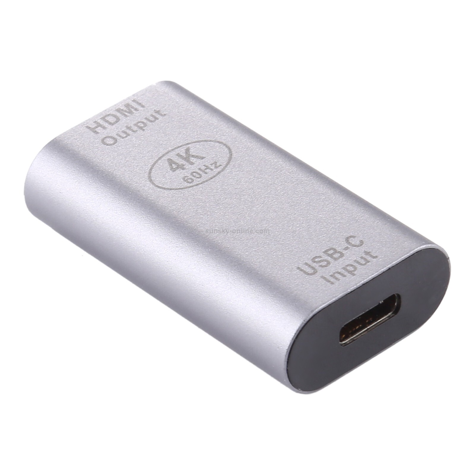 Adaptador de aleación de aluminio hembra tipo C / USB-C a HDMI hembra
