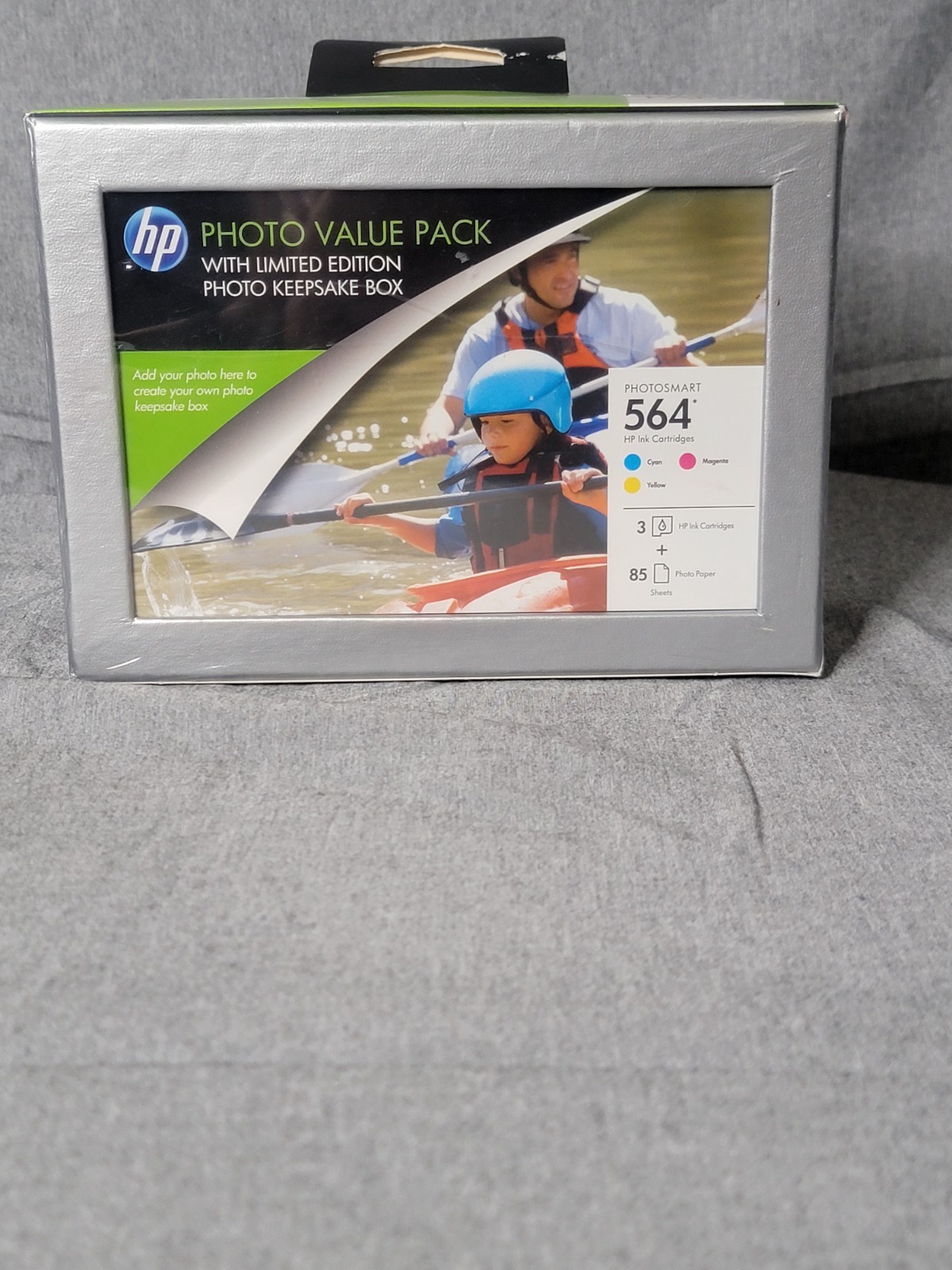 HP Photo Value 3 Pack Ink Color Cartridges With  Keep Sake Box (Sealed)