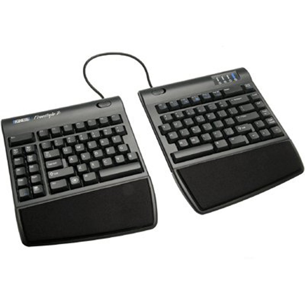 Freestyle2 Blue Wireless Ergonomic Keyboard for PC (9 Separation), Dark Gray