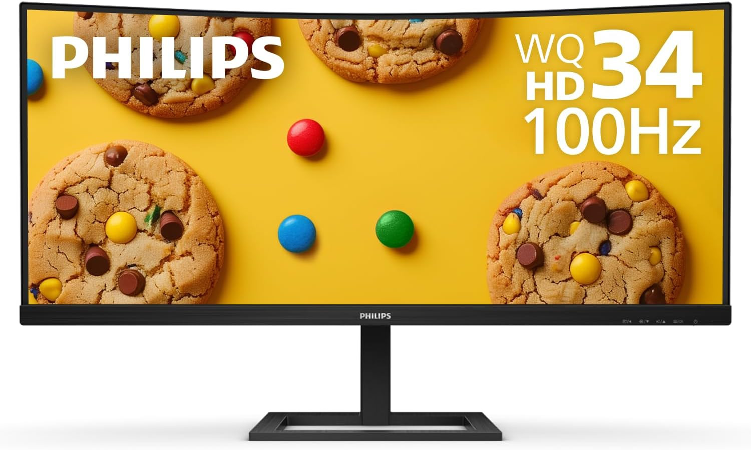 Philips 34 Inch Ultrawide Curved Computer Monitor, WQHD 3440X1440, USB-C Charing