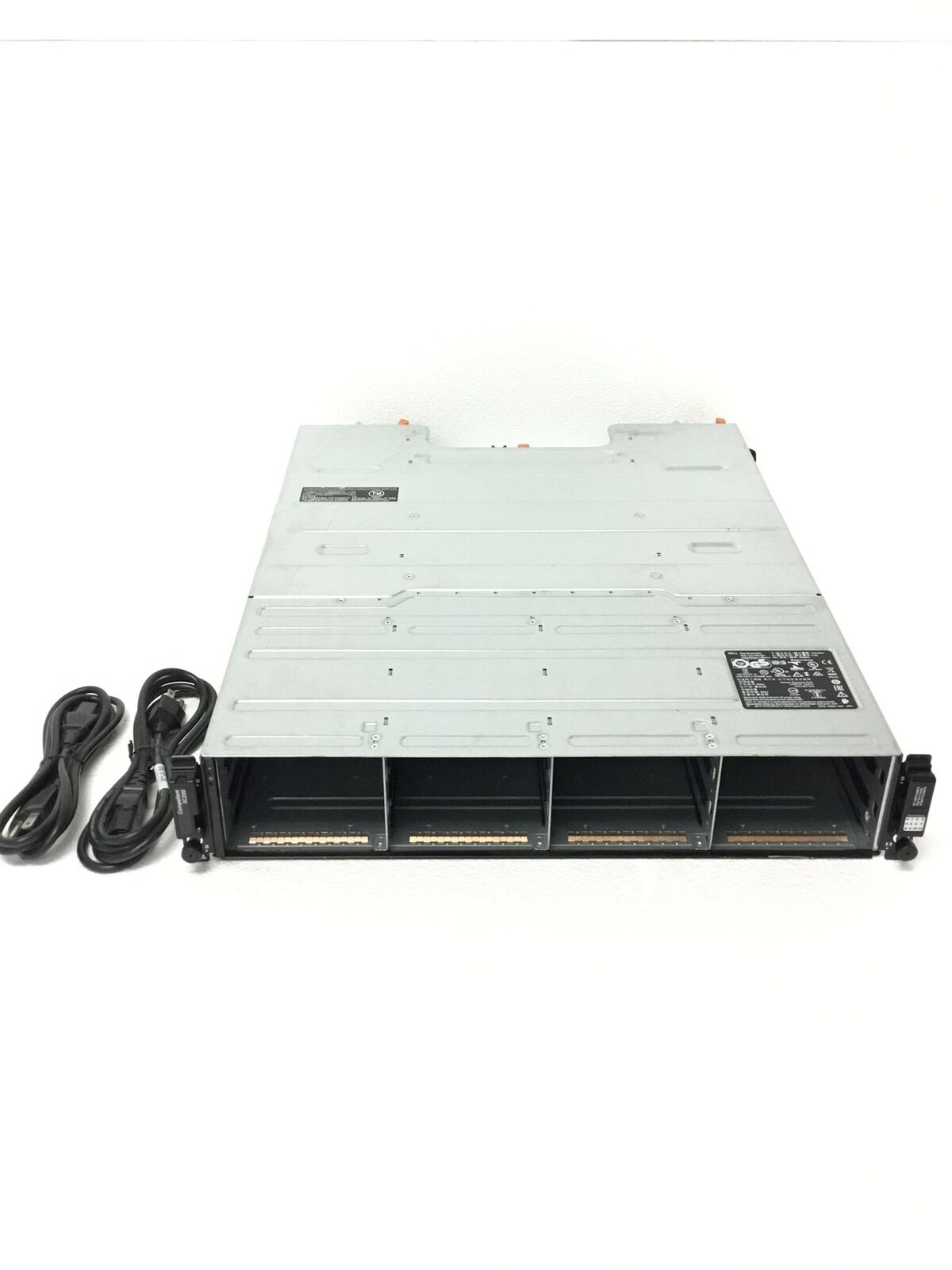 DELL Compellent E04J-SC200 Hard Drive Array w/2xE09M Cards,2x700W PS, NoHD,WORKS