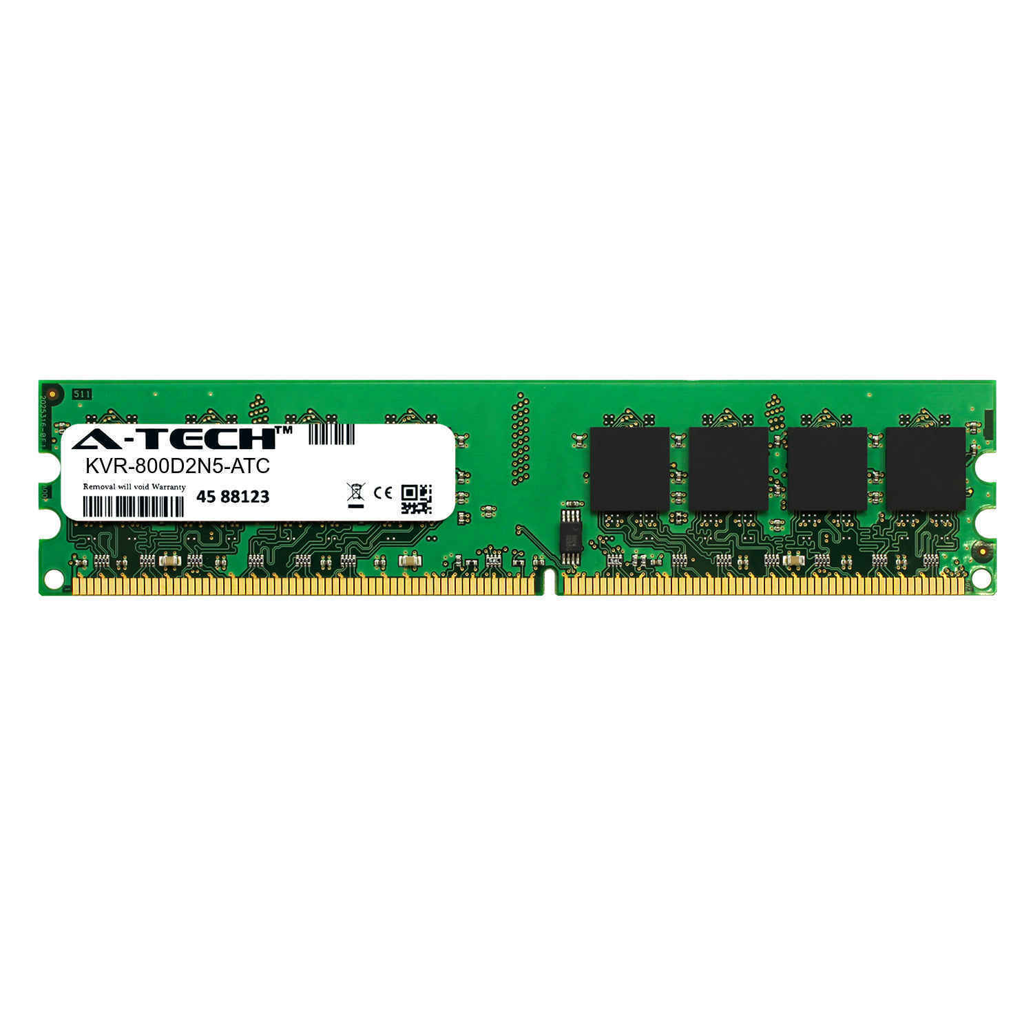 1GB DDR2 PC2-6400 800MHz DIMM (Kingston KVR-800D2N5 Equivalent) Memory RAM
