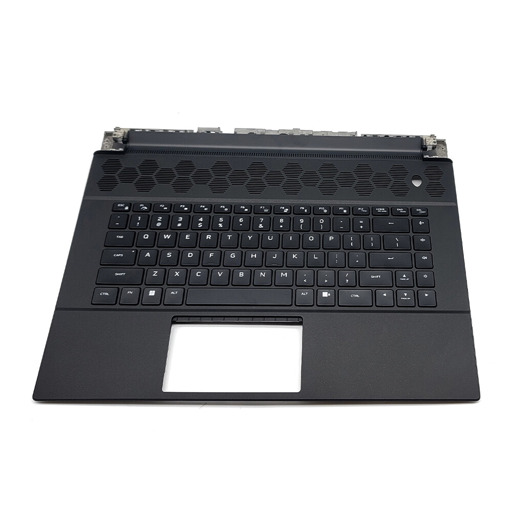 New Black Palmrest Cover Backlit US Keyboard 0CGM3Y For Alienware M16 R1 Laptop