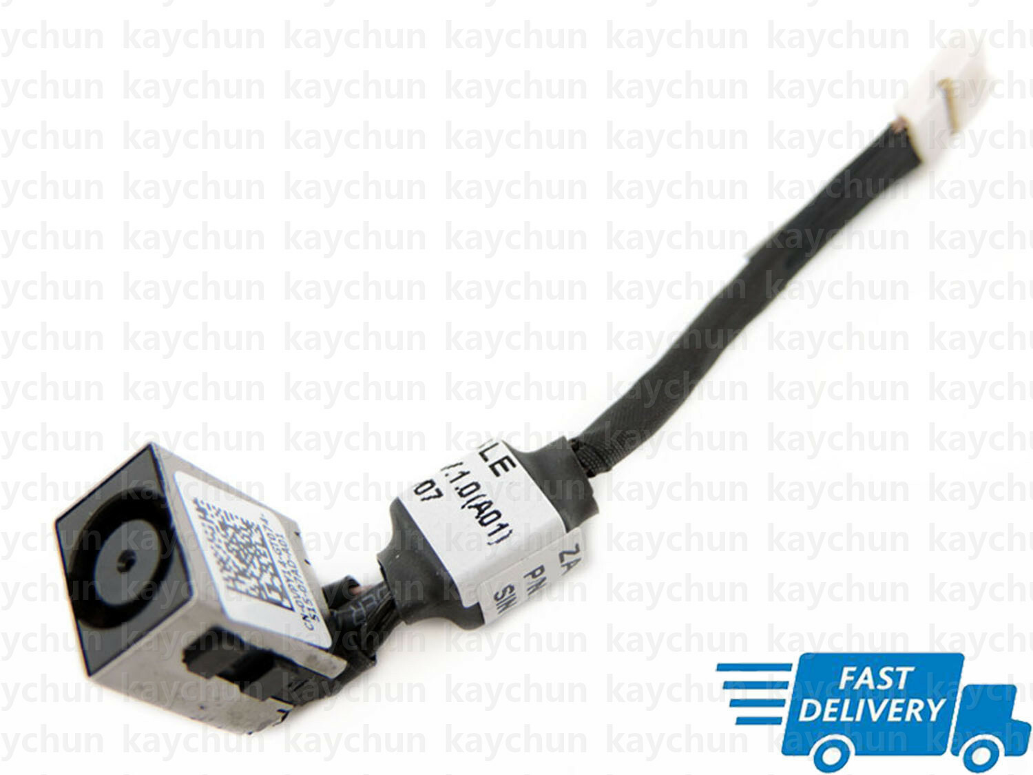Original DC Power Jack charging port plug in cable harness  0VPY14  DC30100SU00