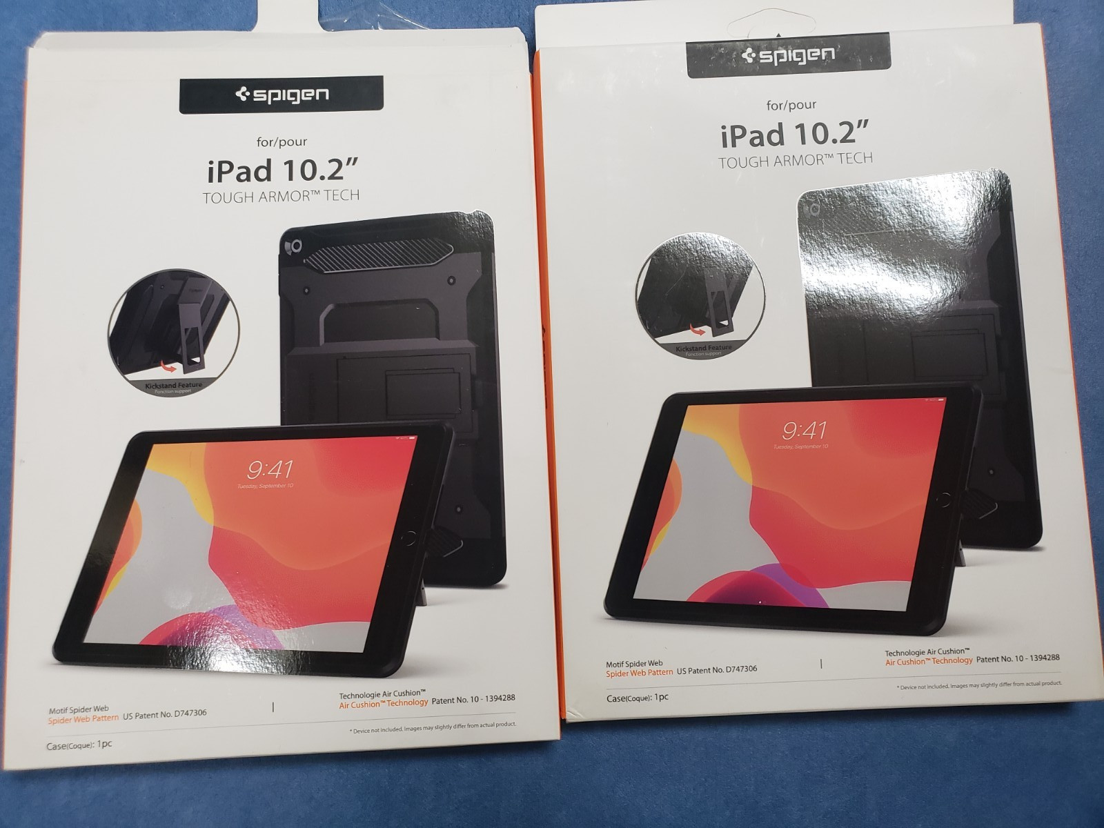 LOT OF 2 Spigen Smart Fold Case for Apple iPad 7th, 8th Generation (10.2")