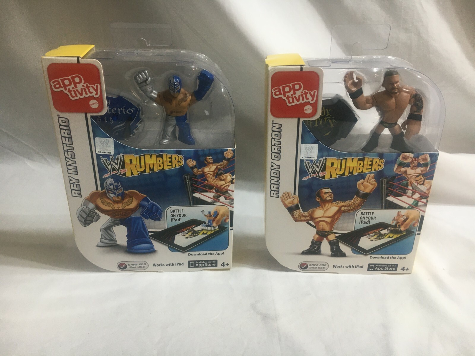 App Tivity WWE Wrestling RUMBLERS Lot of 2 iPad Game Battle Championship CENA