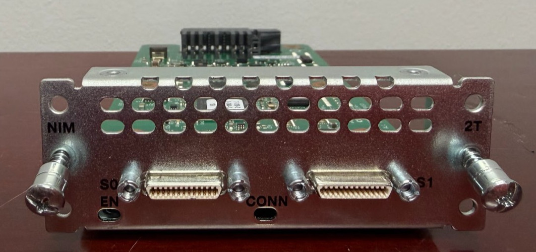Cisco NIM-2T V01 -  2-Port Serial WAN Interface Card for ISR Series Routers