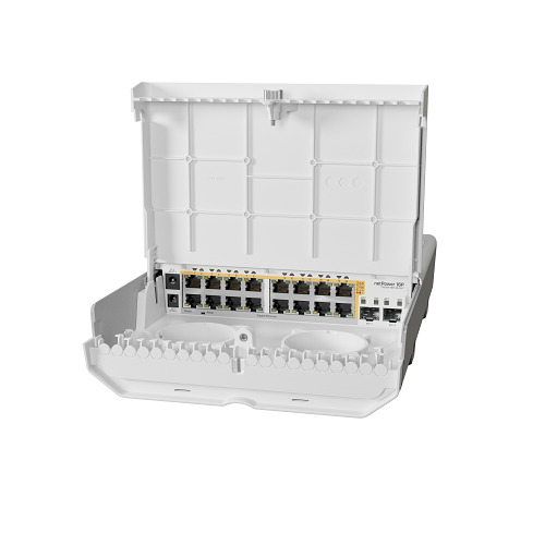 Mikrotik CRS318-16P-2S+OUT Outdoor 18 Port 16 Gigabit Poe-Out And 2 Sfp+ New
