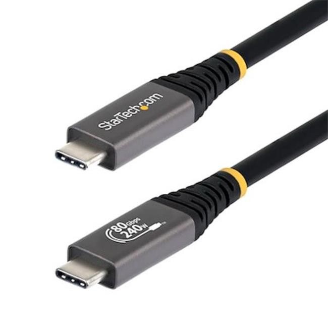 3 ft. USB4 Cable USB-C 80 Gbps High-Speed Cable - Black #CC3FT80GUSB4CABLE