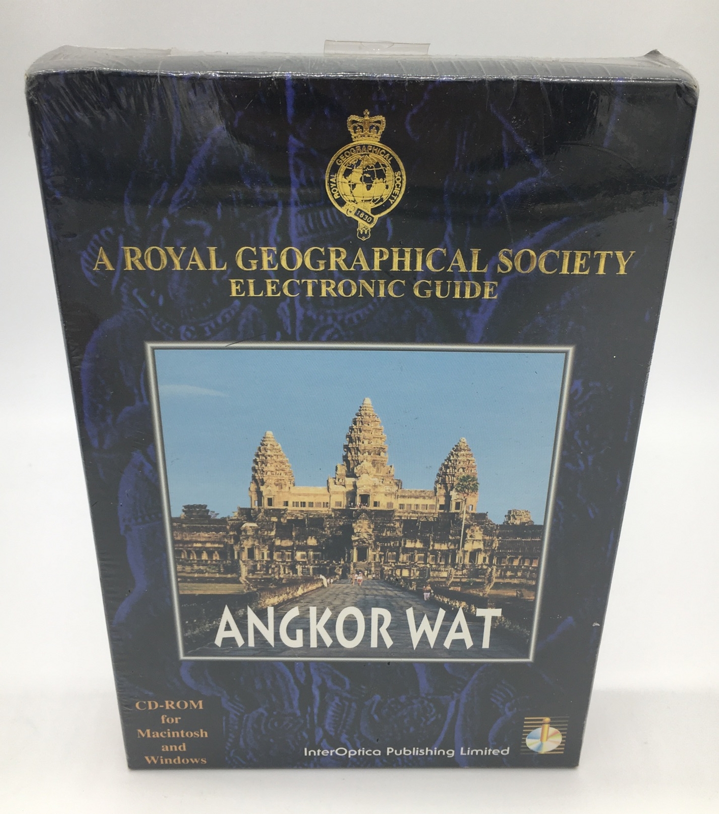 A Royal Geographical Society Electronically Guide CD-ROM Angkor Wat New Sealed