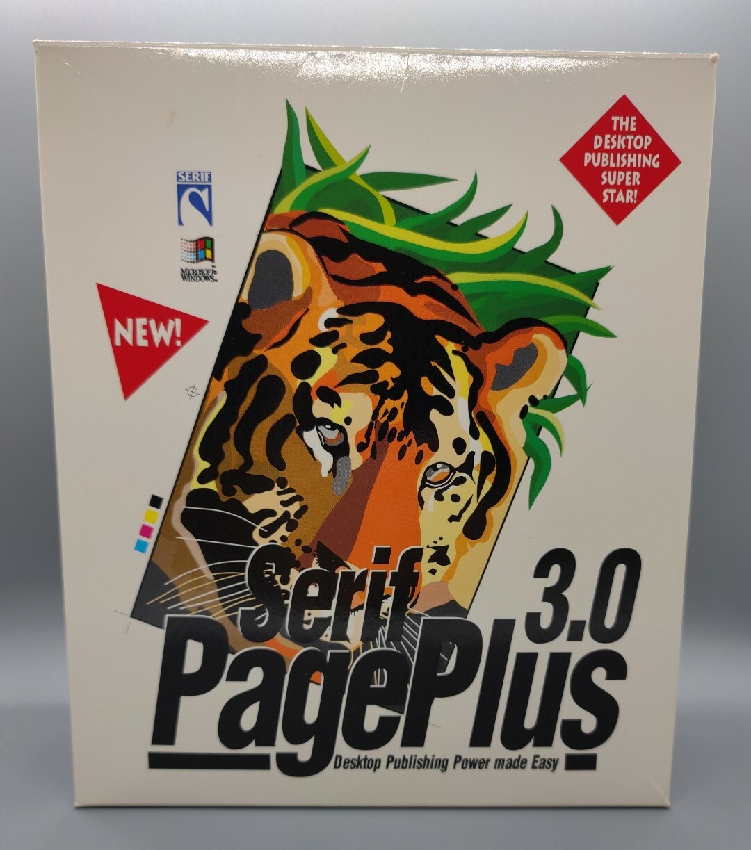 Serif 3.0 Page Plus 6 Floppy Software Kit Win 95 *Big Box - Complete* Vintage