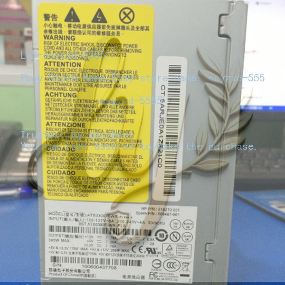 For HP Pro 3000 3080 3085 3005 Switching Power Supply ATX0300F5WA 300W