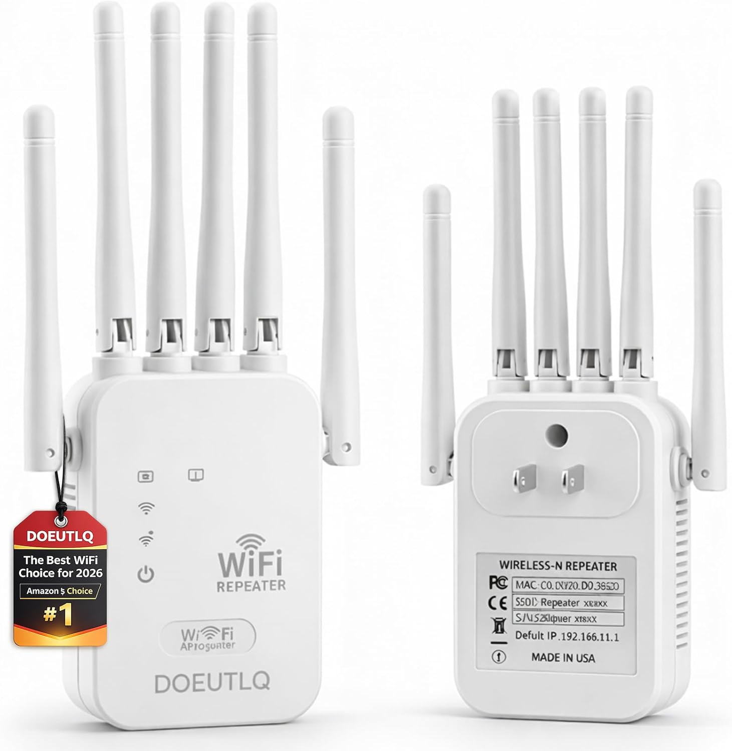 Wifi Extender Smart Home Devices Internet Repeater Adapter Signal Booster