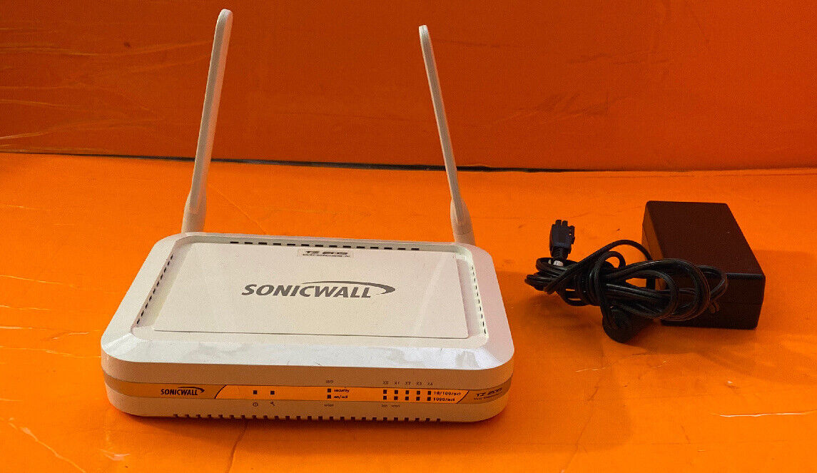Sonicwall TZ 205W Wireless N Network Firewall. With AC power Adapter