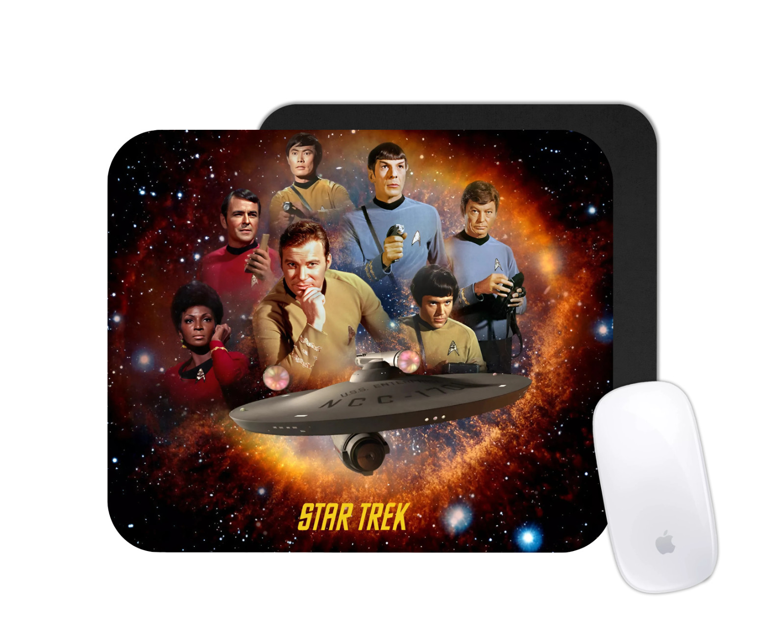 Star Trek Mouse Pad | Space Adventure Desk Mat | Custom Sci-Fi Gift