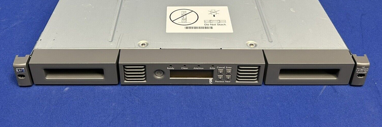 HP StorageWorks 1/8 G2 Tape Autoloader Digital Data Storage LVLDC-0501